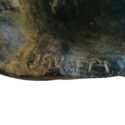 Patinierter Gipskopf 1964 sign. JAURET 4