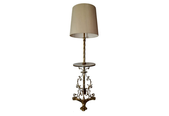 Stehlampe Bronze Marmor 1